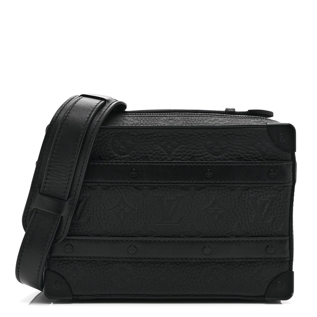 Louis Vuitton Taurillon Monogram Soft Trunk Black