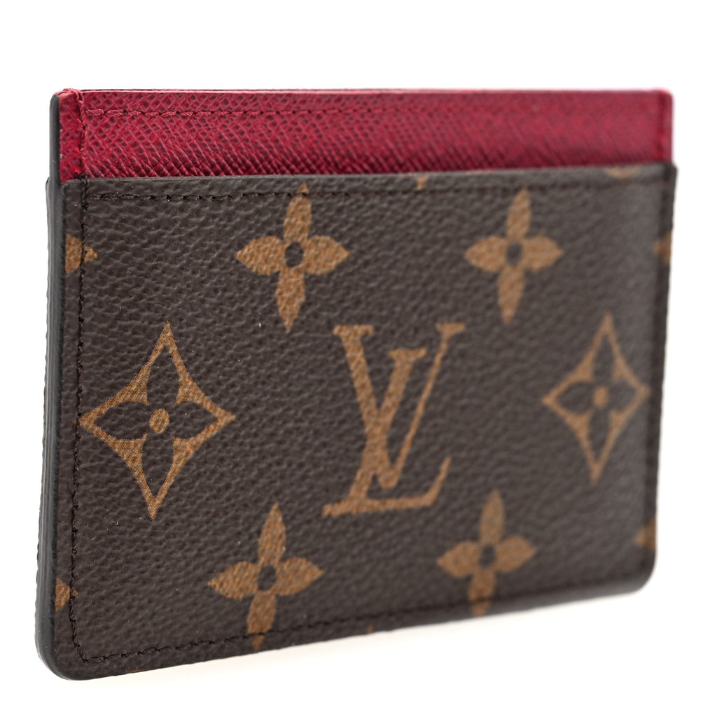 Louis Vuitton Monogram Card Holder Fuchsia