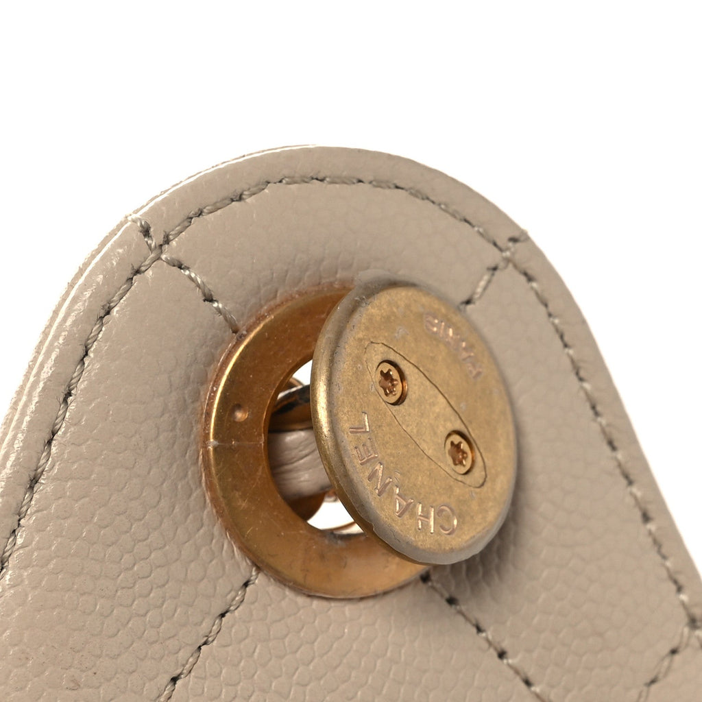 Chanel Caviar Quilted Small Chanel 25 Handbag Beige