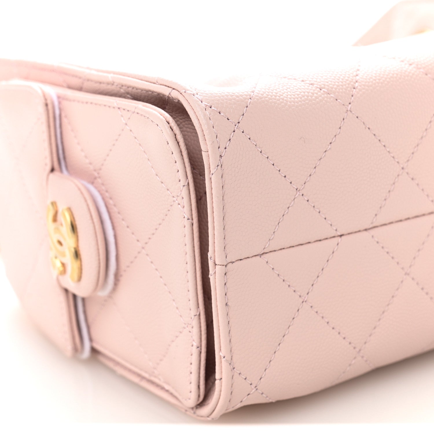 Chanel Caviar Quilted Mini Chanel 25 Handbag Light Pink