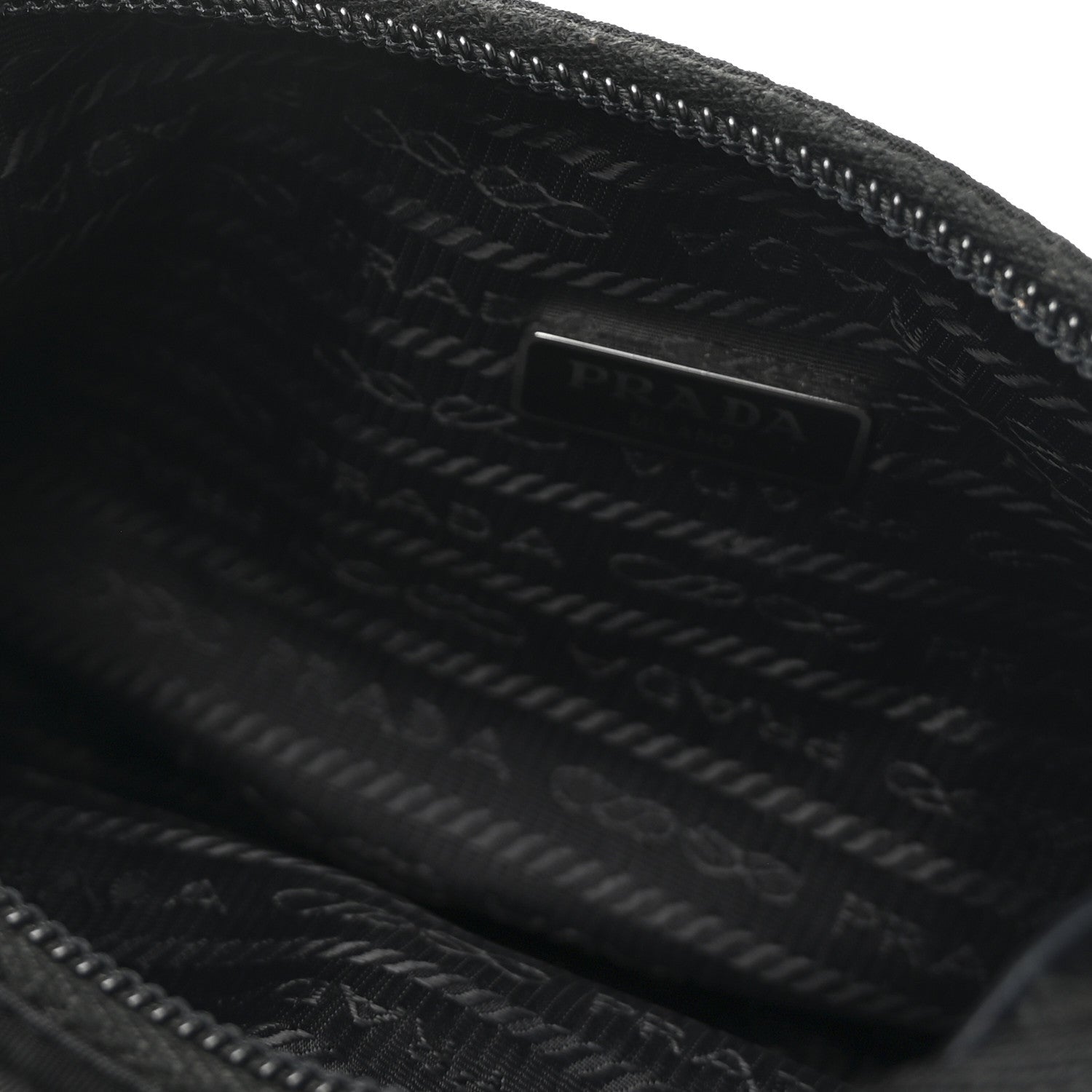 Prada Tessuto Nylon Mini Re-Edition 2000 Bag Black