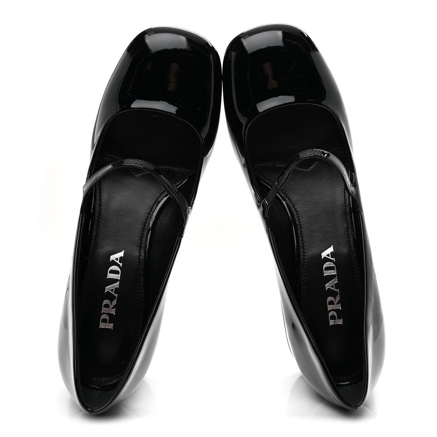 Prada Patent Mary Jane 45mm Pumps 38.5 Black