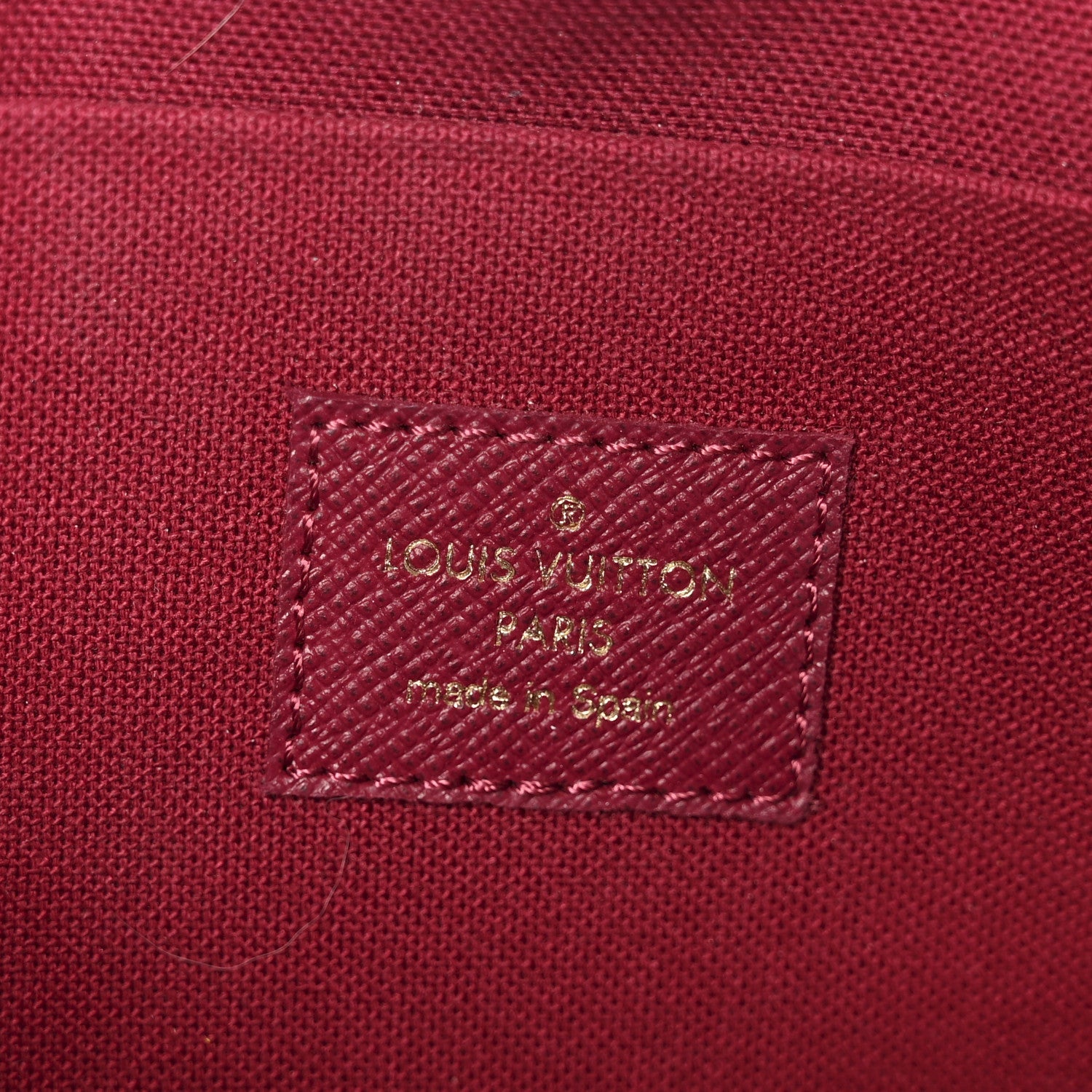 Louis Vuitton Monogram Pochette Felicie Chain Wallet Fuchsia
