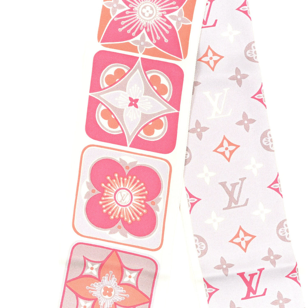 Louis Vuitton Silk Kamonogram Bandeau Corail