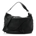 Christian Dior Grained Calfskin Saddle Soft Bag Black