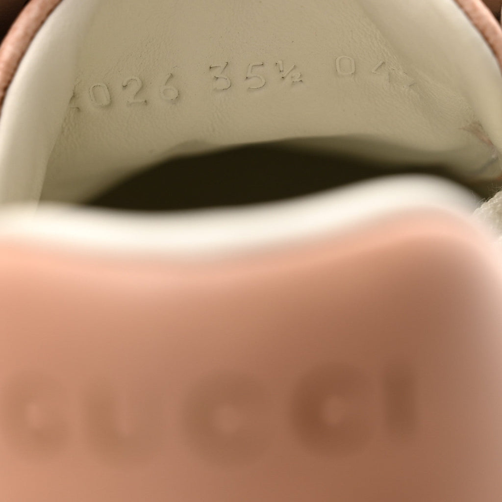 Gucci GG Supreme Tonal Web Womens New Ace Sneakers 35.5 Pink