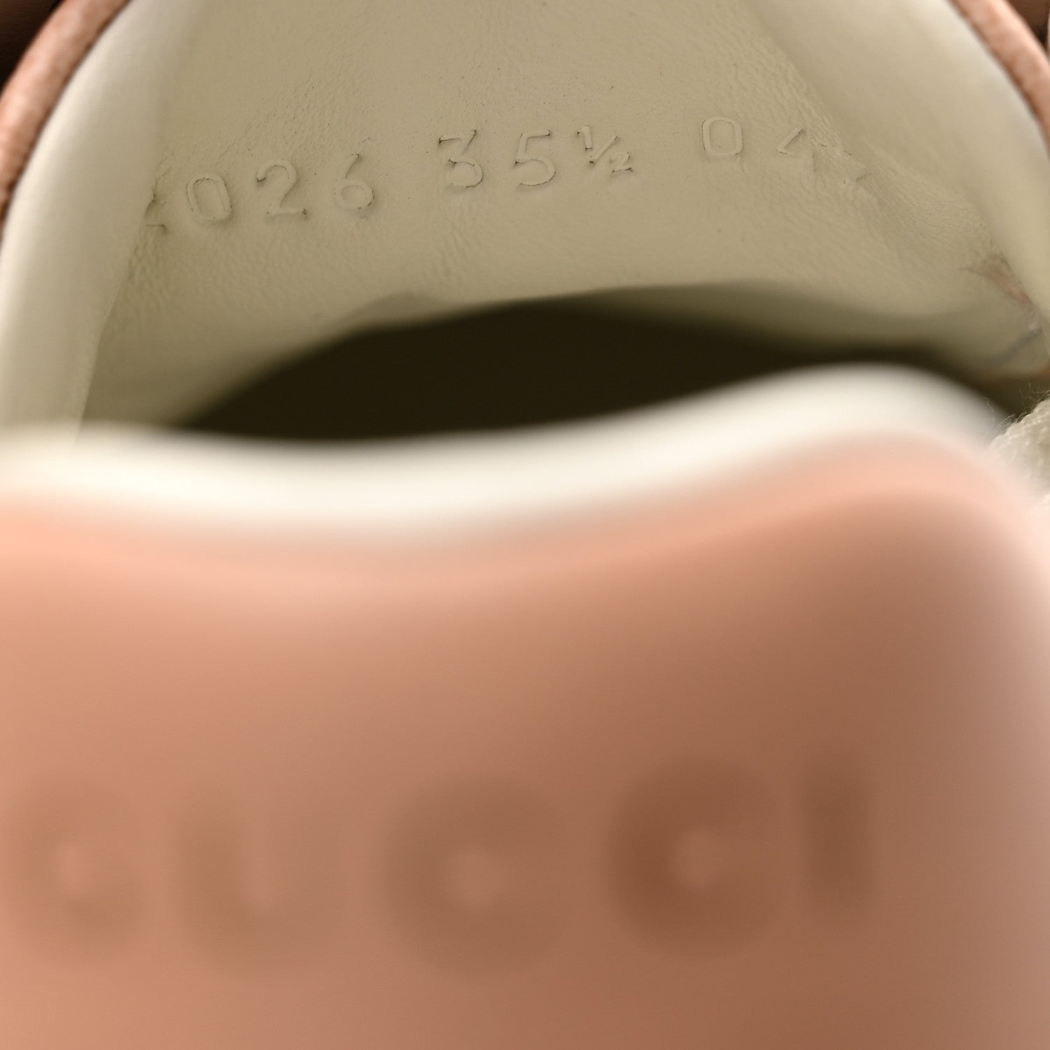 Gucci GG Supreme Tonal Web Womens New Ace Sneakers 35.5 Pink