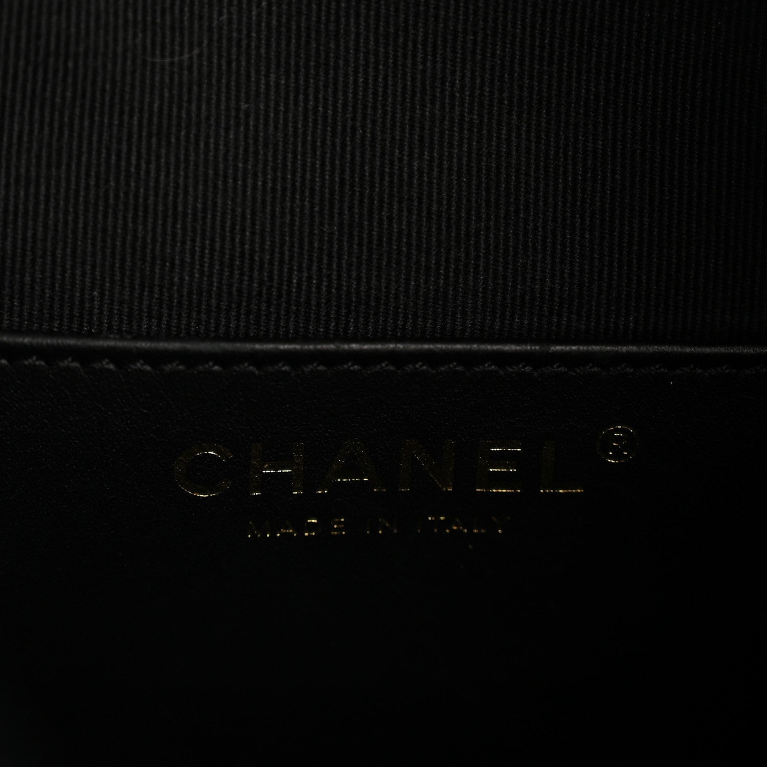 Chanel Shiny Crumpled Calfskin Quilted Medium Chanel 25 Handbag Black