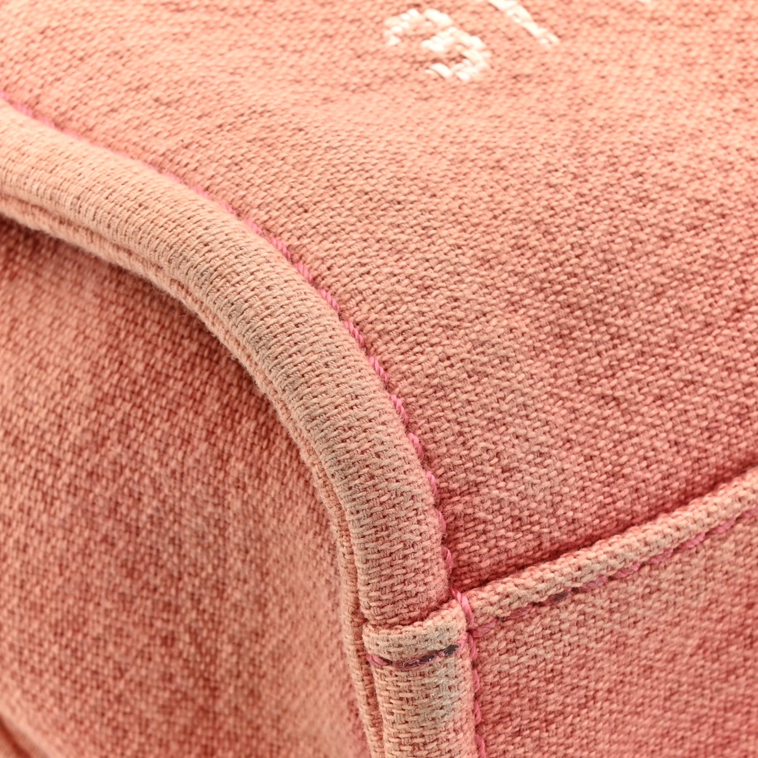 Chanel Canvas Mini Deauville Tote Red