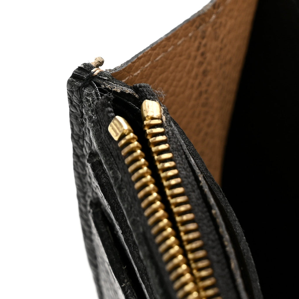 Louis Vuitton Empreinte Emilie Wallet Black Dune