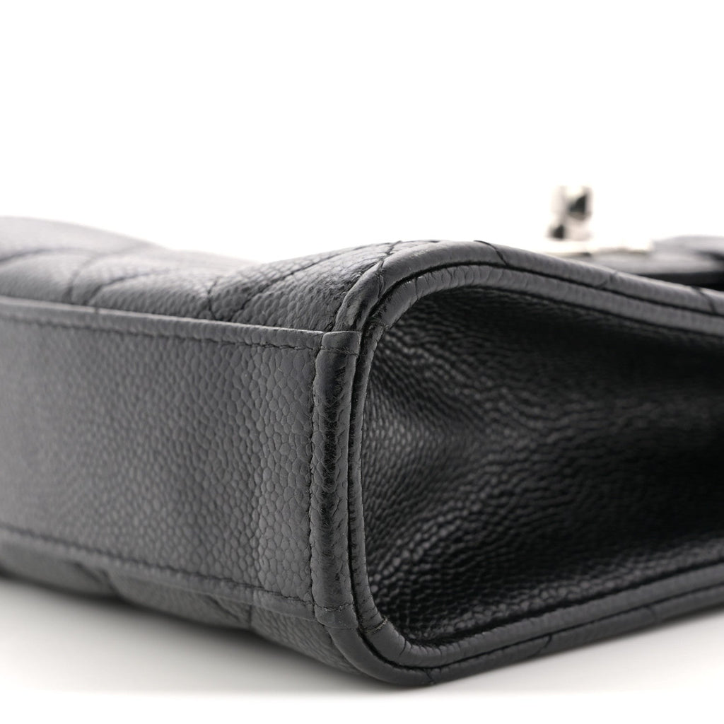 Chanel Caviar Quilted Classic Phone Holder Black