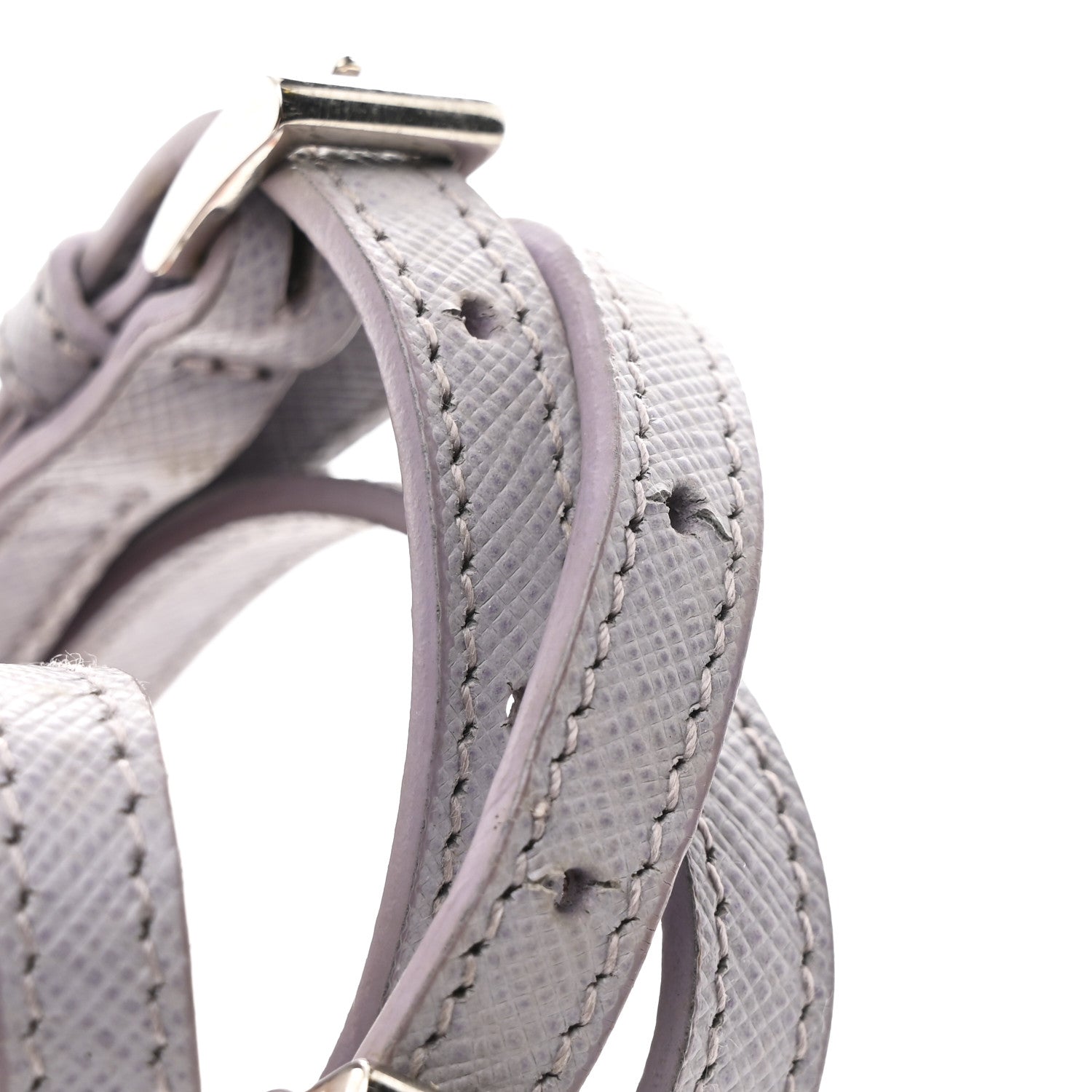 Prada Saffiano Lux Crossbody Bag Glicine