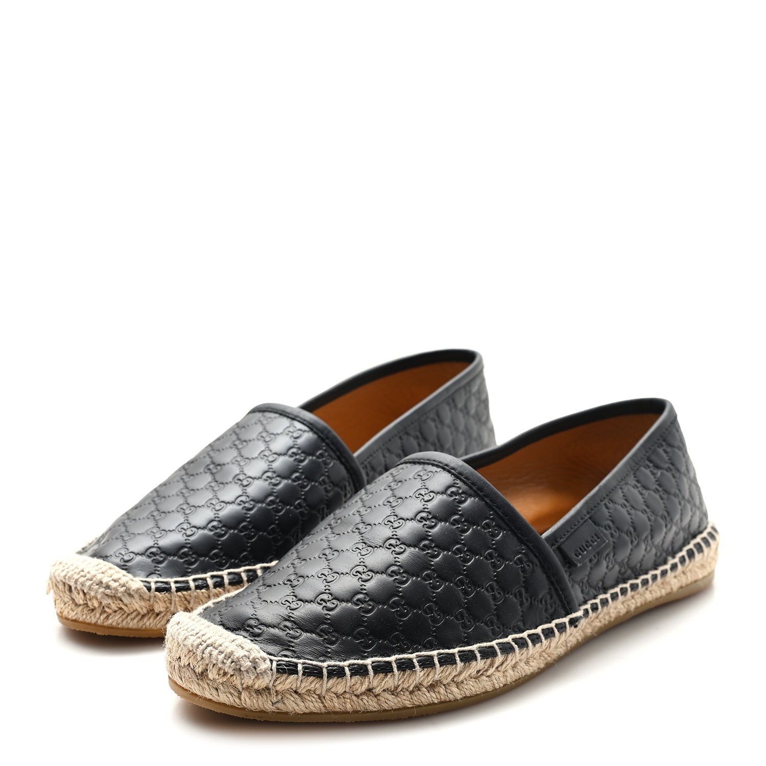 Gucci Microguccissima Signature Espadrilles 38 Black