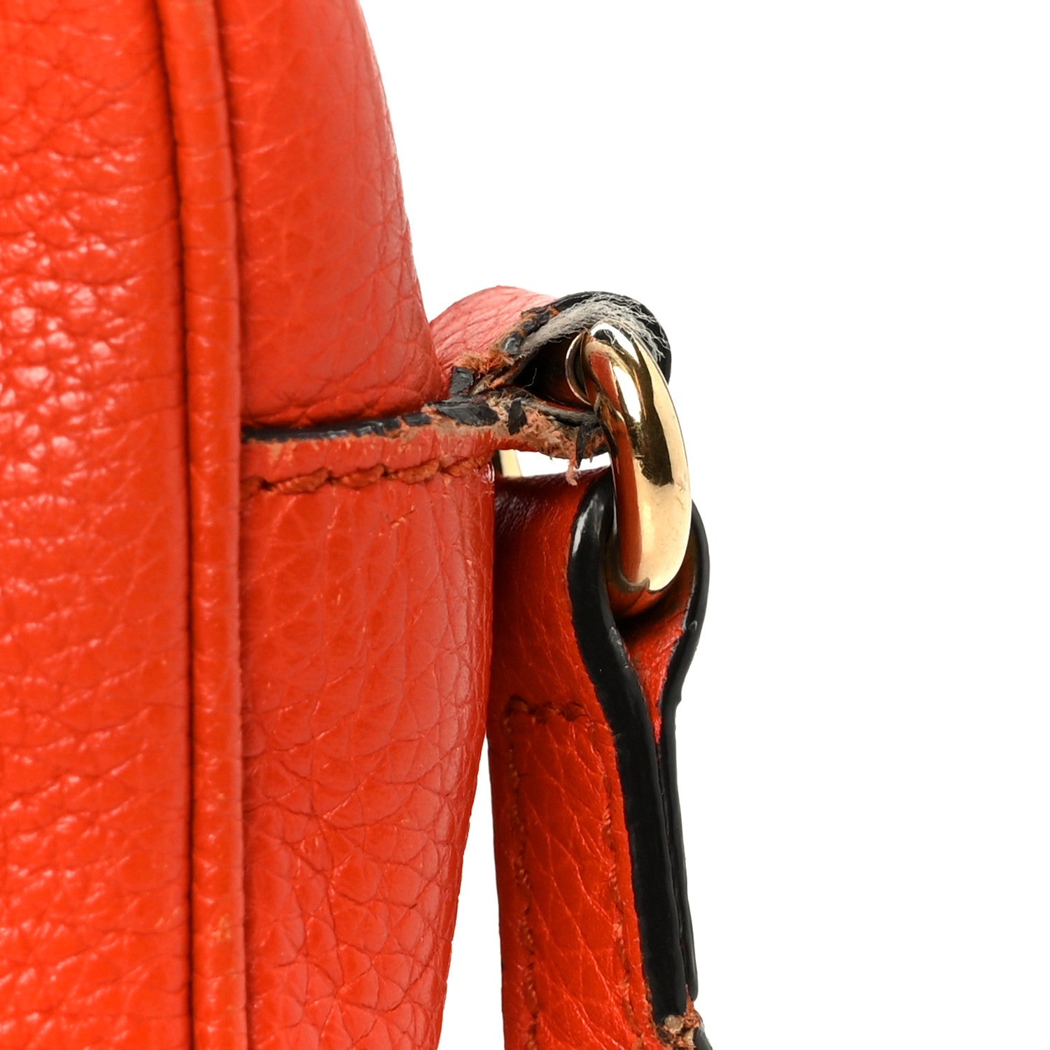 Gucci Pebbled Calfskin Small Soho Disco Bag Sun Orange