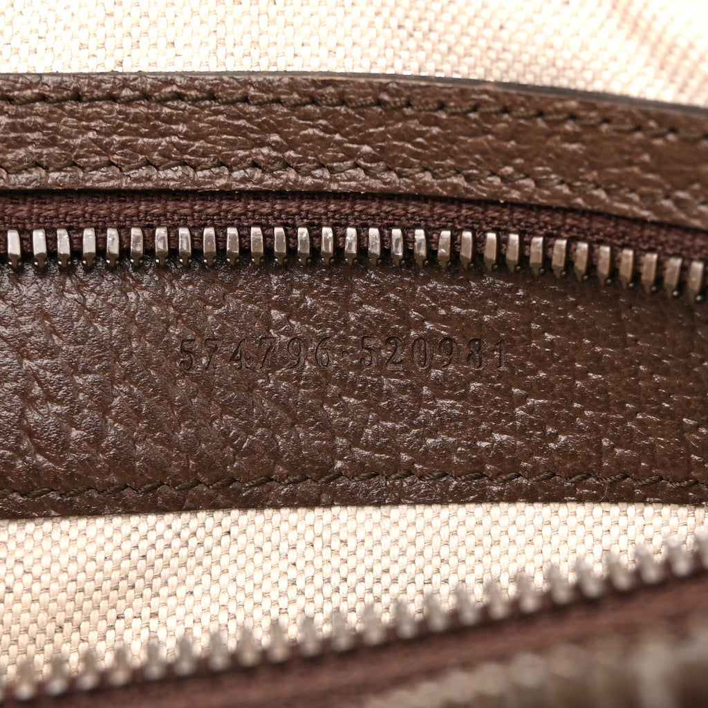 Gucci Soft GG Supreme Monogram Medium Ophidia Belt Bag Dark Brown