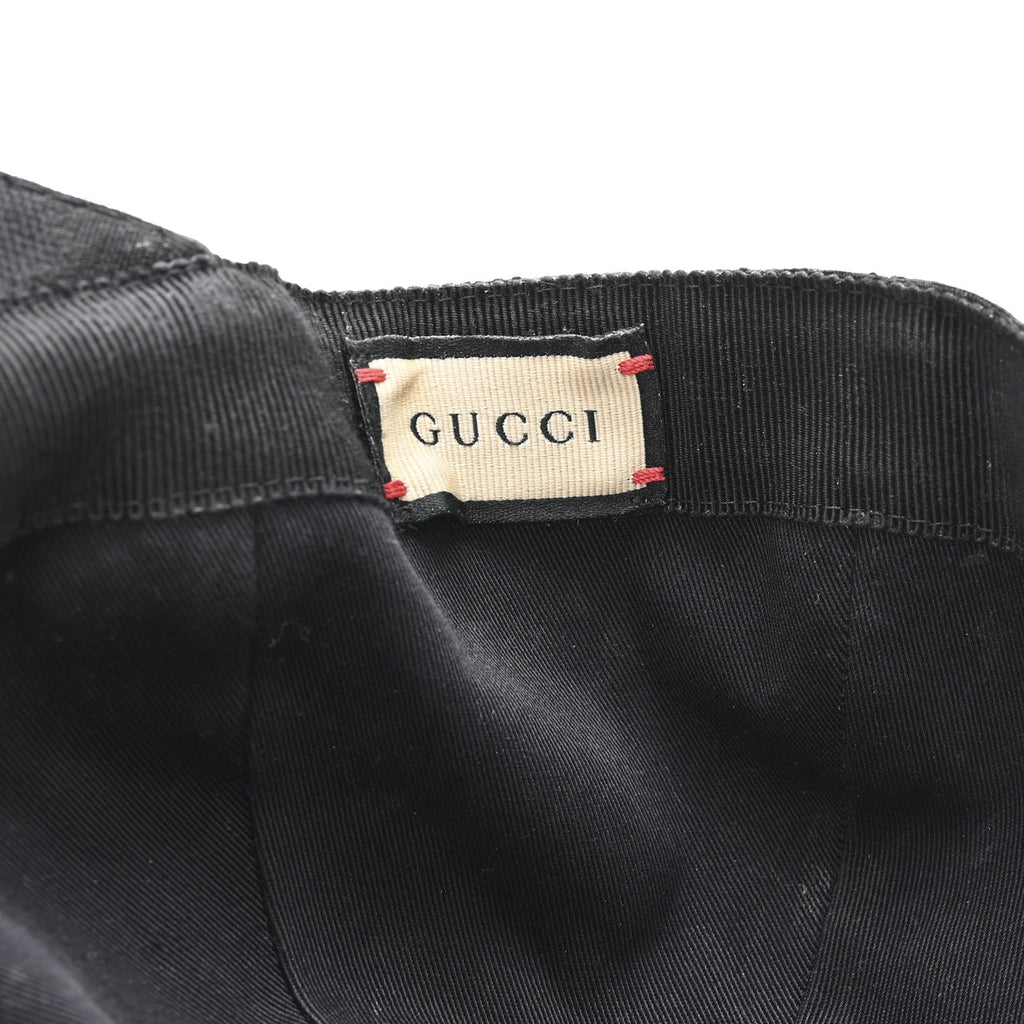 Gucci Monogram Web Baseball Hat L Black