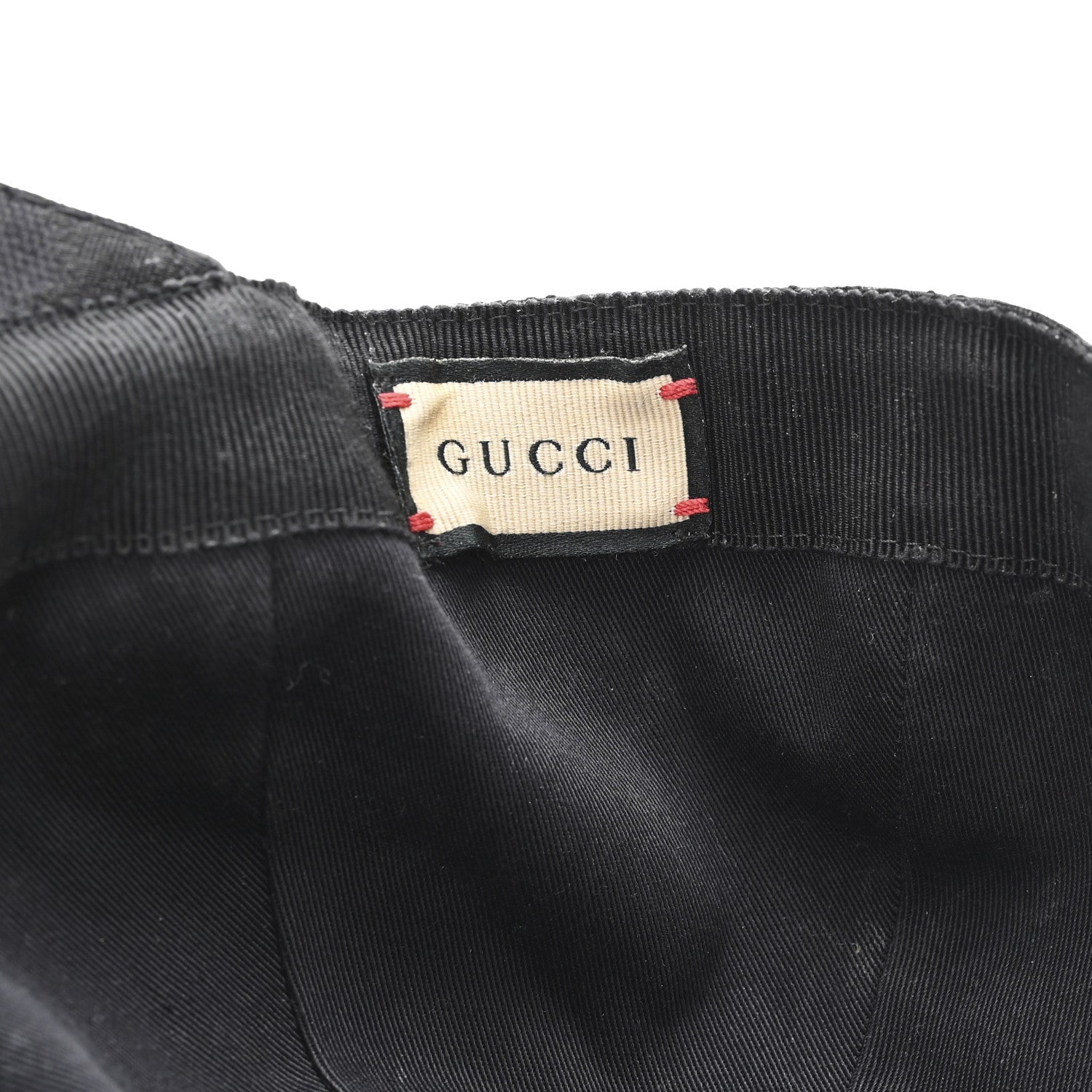 Gucci Monogram Web Baseball Hat L Black