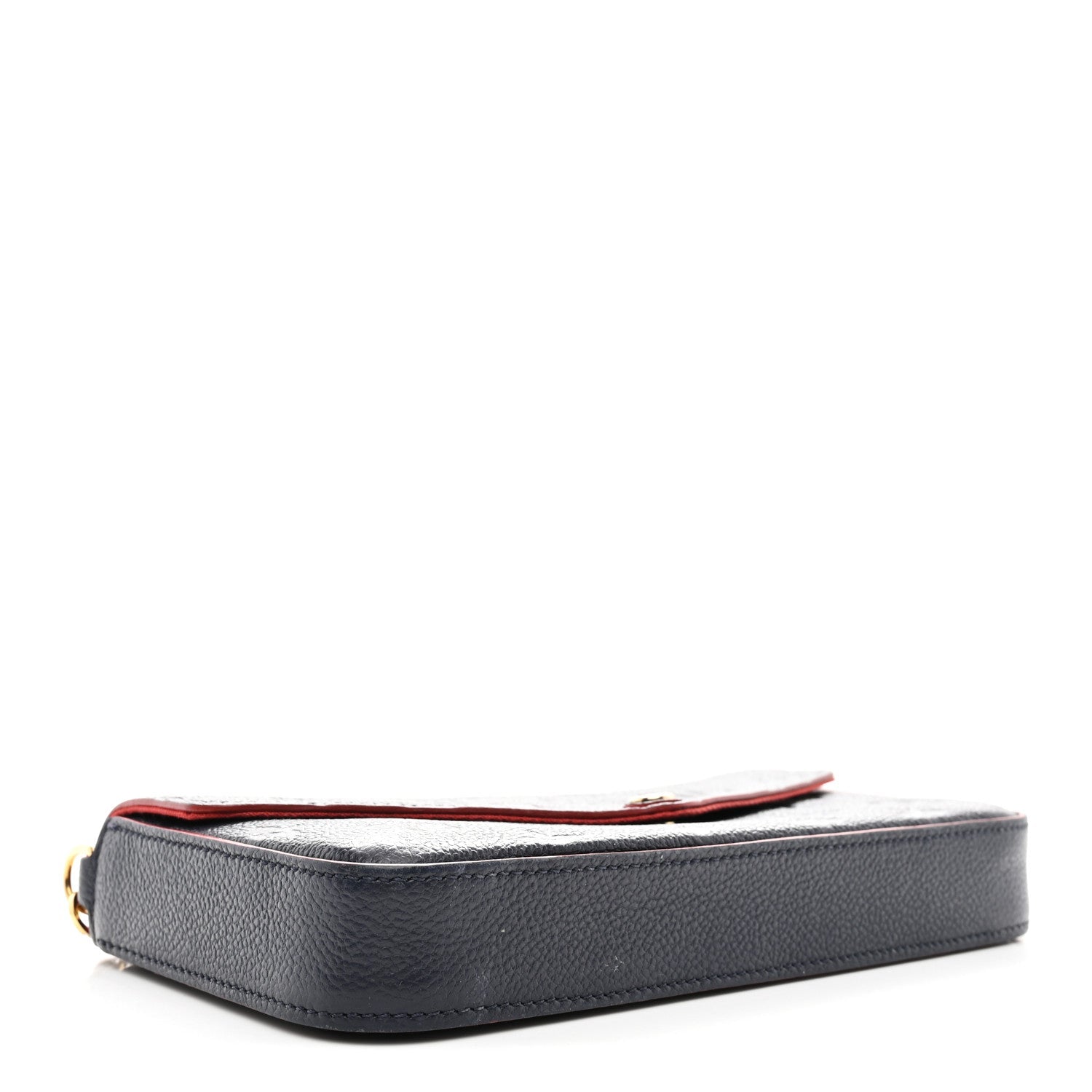 Louis Vuitton Empreinte Pochette Felicie Chain Wallet Marine Rouge