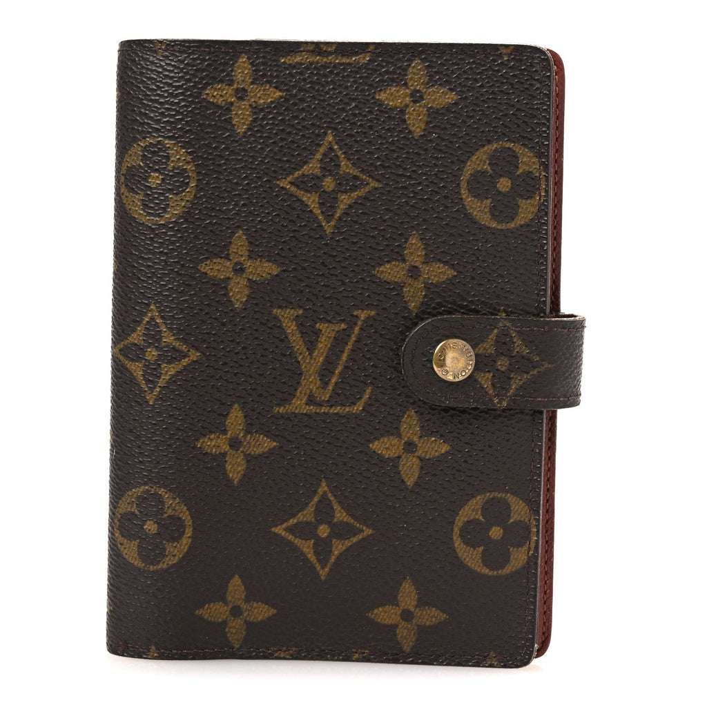 Louis Vuitton Monogram Small Ring Agenda Cover