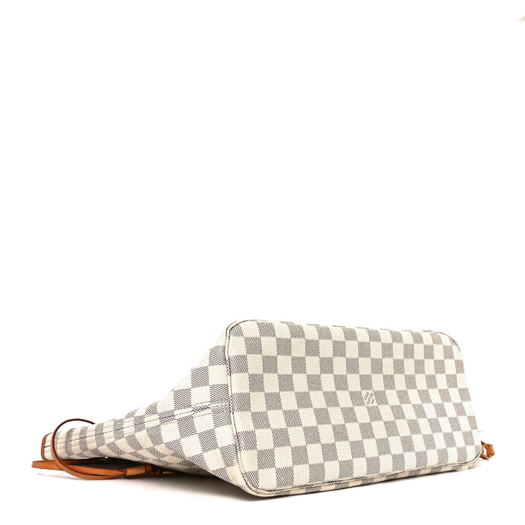 Louis Vuitton Damier Azur Neo Neverfull MM Rose Ballerine