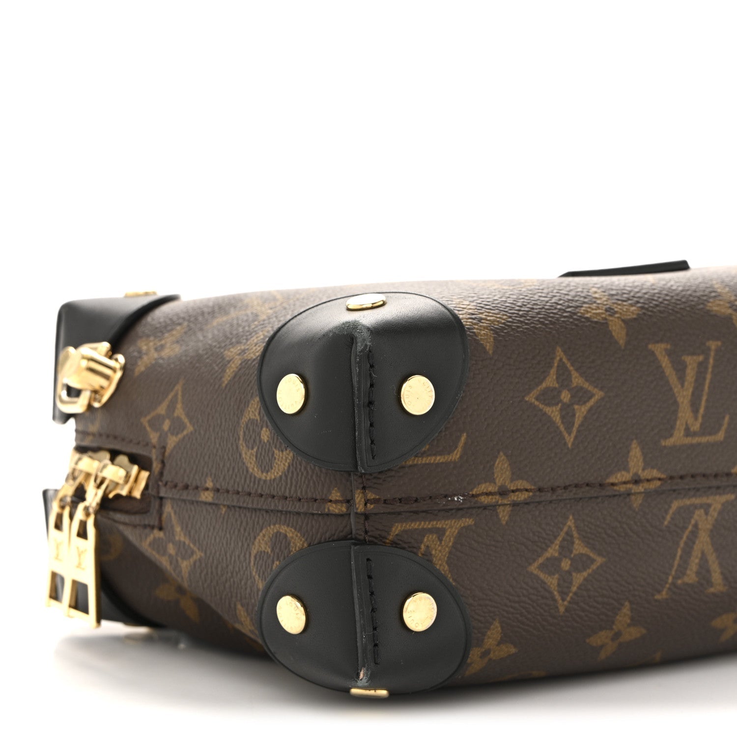 Louis Vuitton Monogram Petite Malle Souple Black