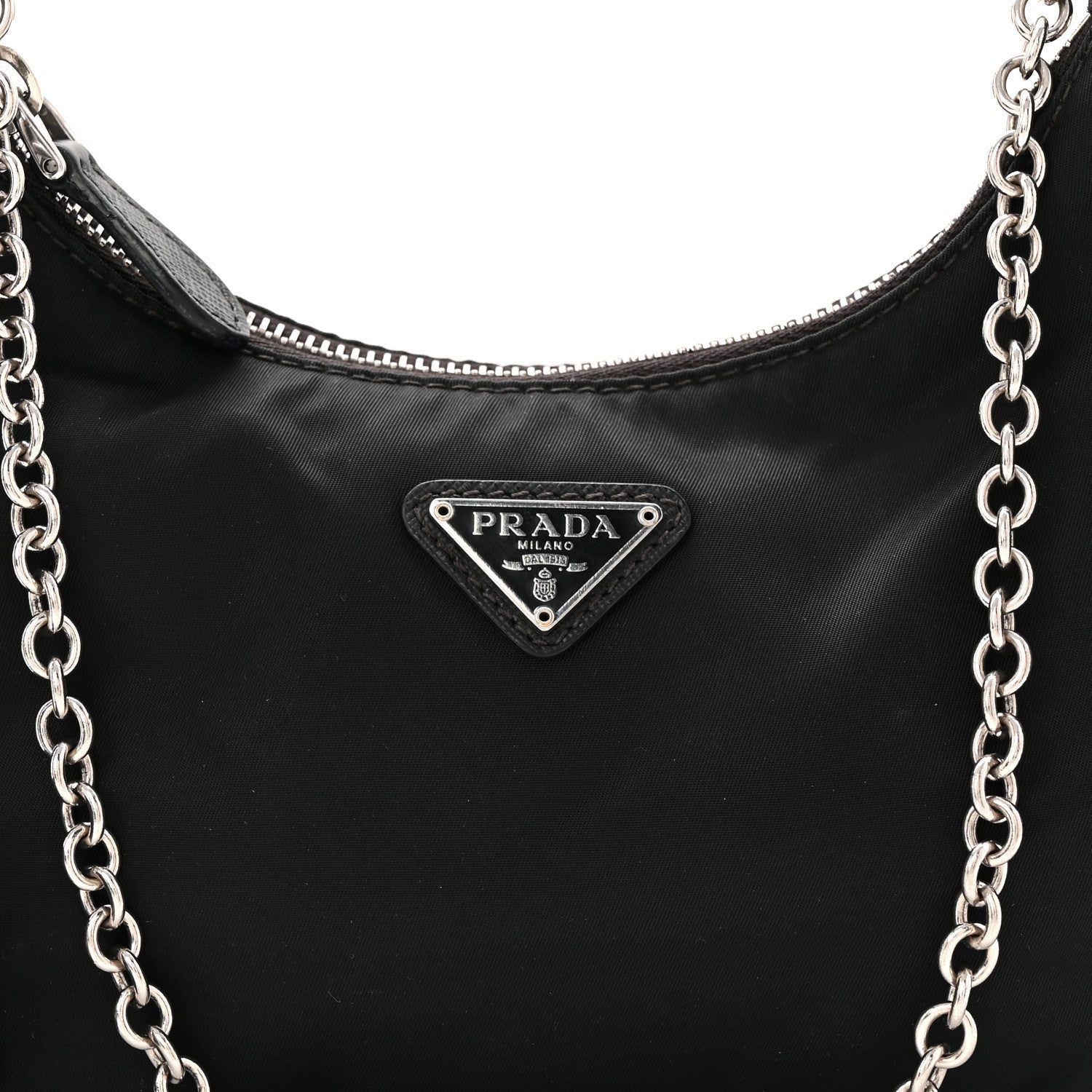 Prada Nylon Re-Edition 2005 Shoulder Bag Black