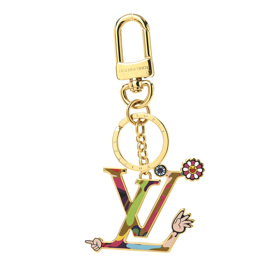 Louis Vuitton LV X TM Iconic Superflat Bag Charm Key Holder Multicolor