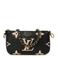 Louis Vuitton Empreinte Monogram Giant Multi Pochette Accessories Mini Pochette Black Beige