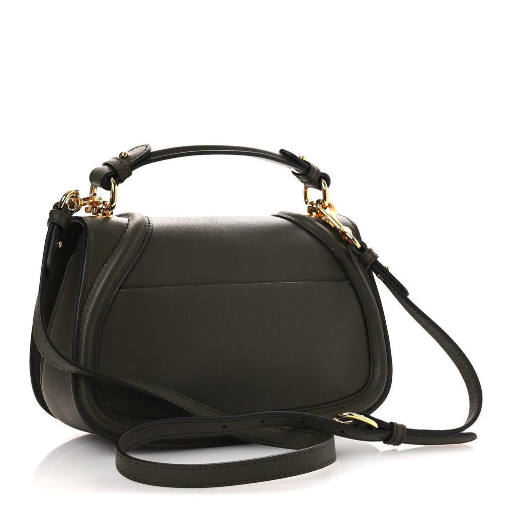 Gucci Roxy Calfskin Blondie Top Handle Bag Luscious Green
