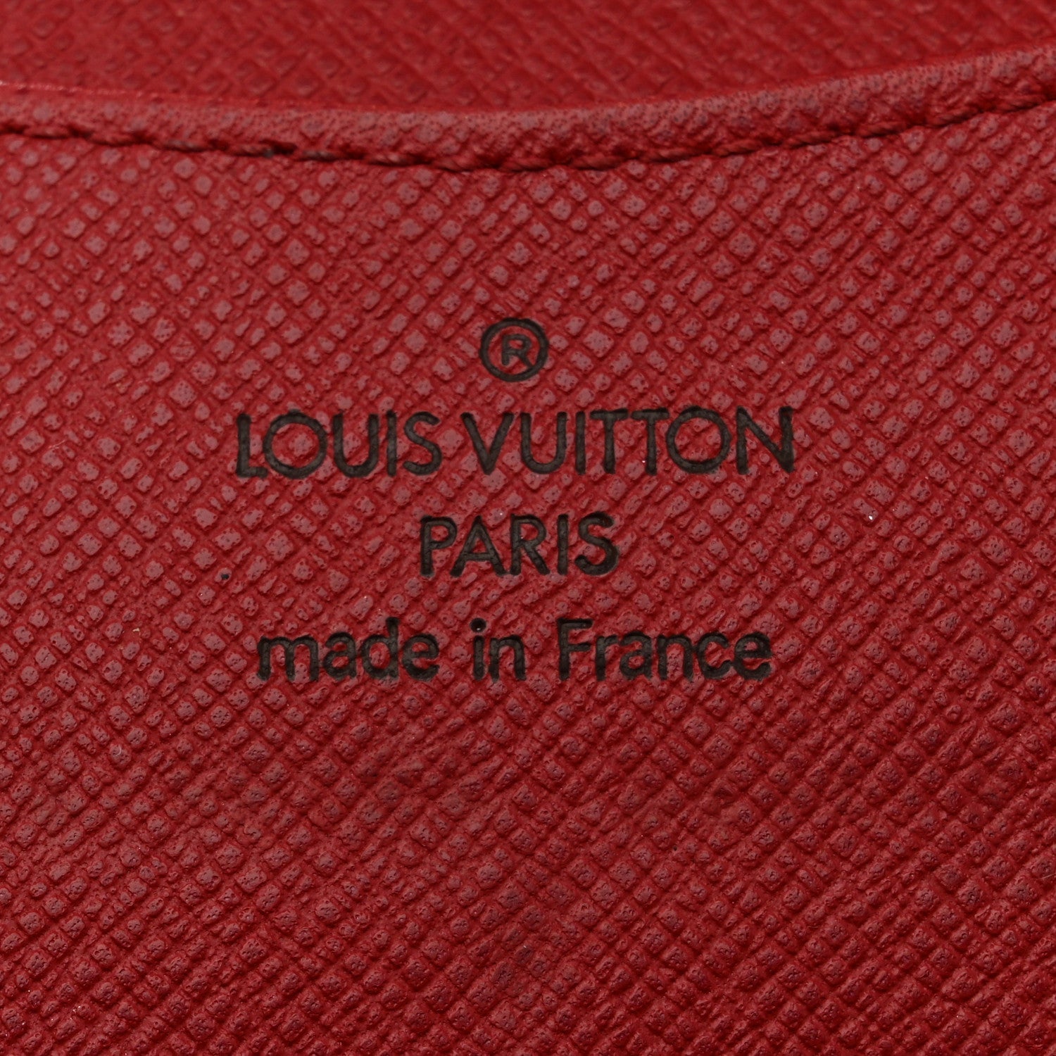 Louis Vuitton Monogram Josephine Wallet Red