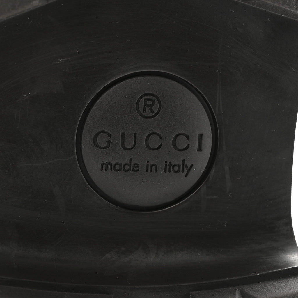 Gucci Suede Horsebit Ankle Boots 38 Dark Brown