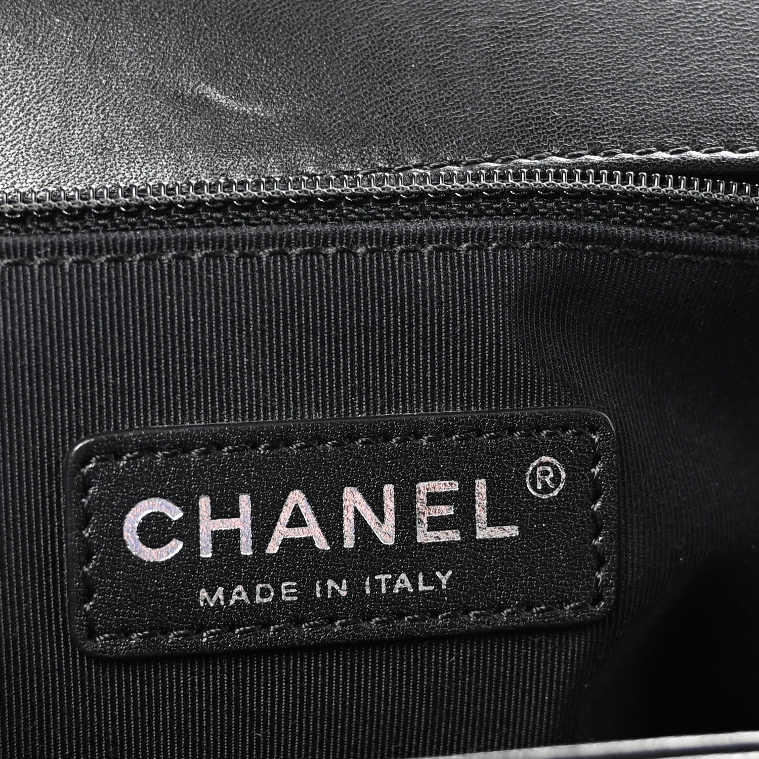 Chanel Lambskin Quilted Large Boy Flap Black