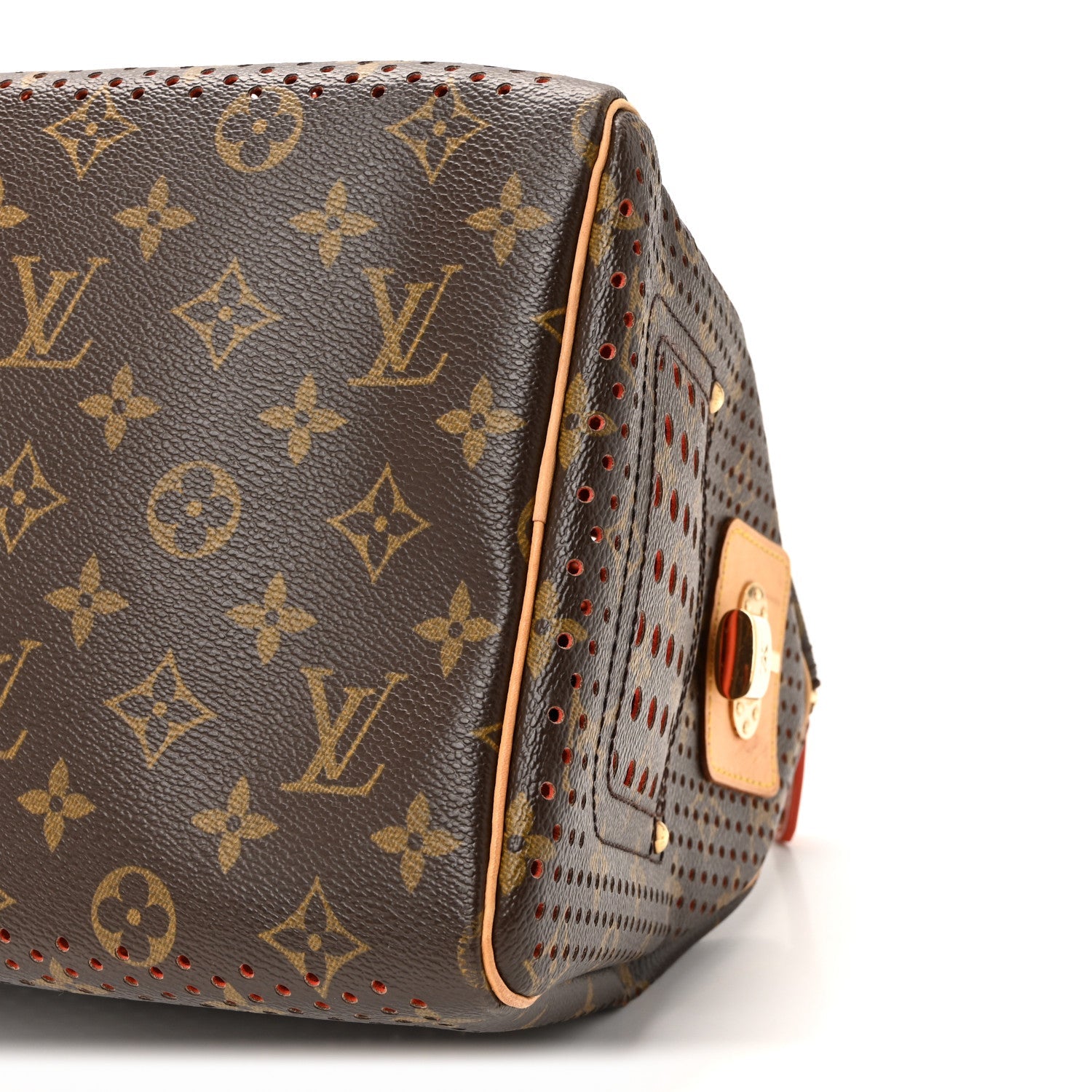 Louis Vuitton Monogram Perforated Speedy 30 Orange