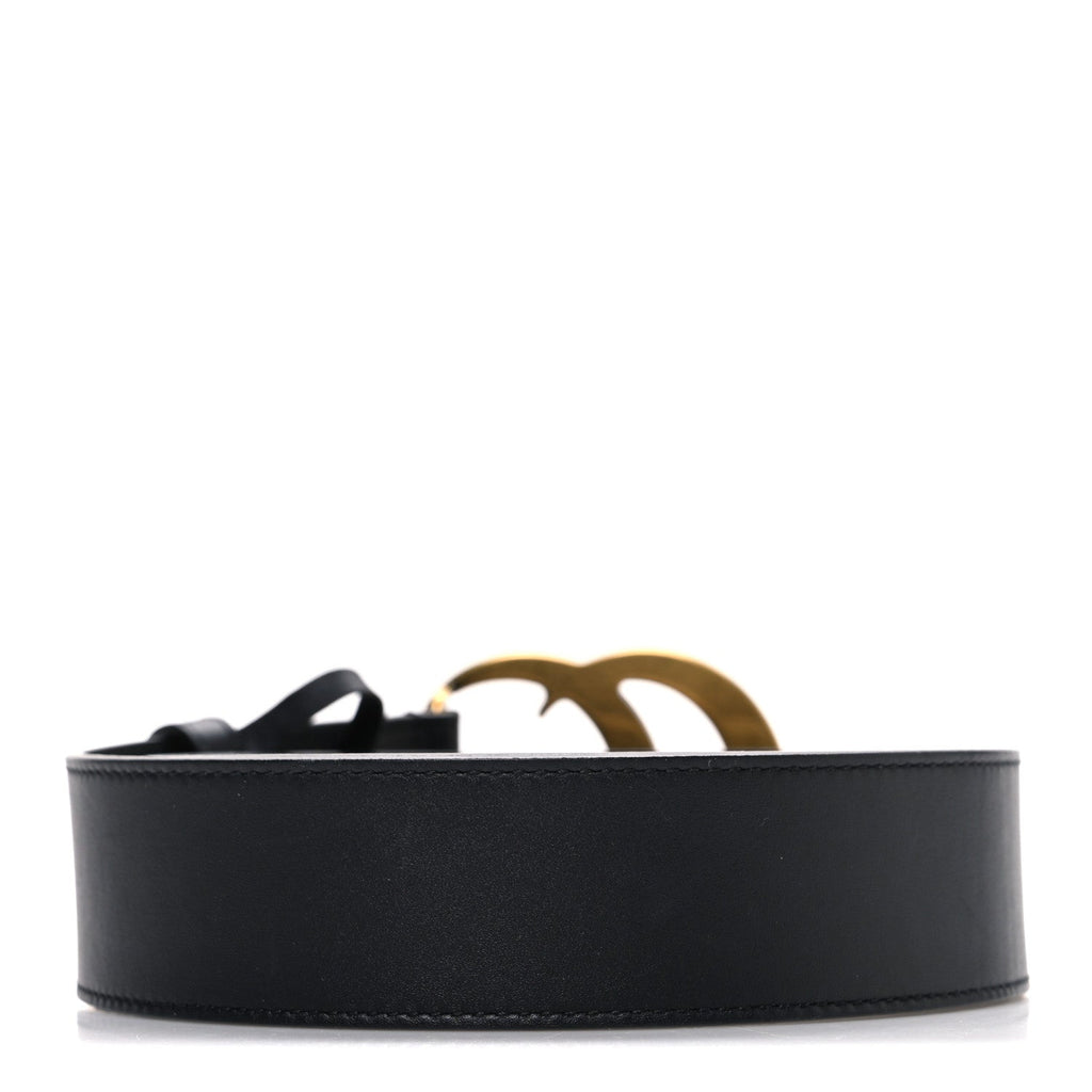 Gucci Calfskin Double G 40mm Belt 90 36 Black