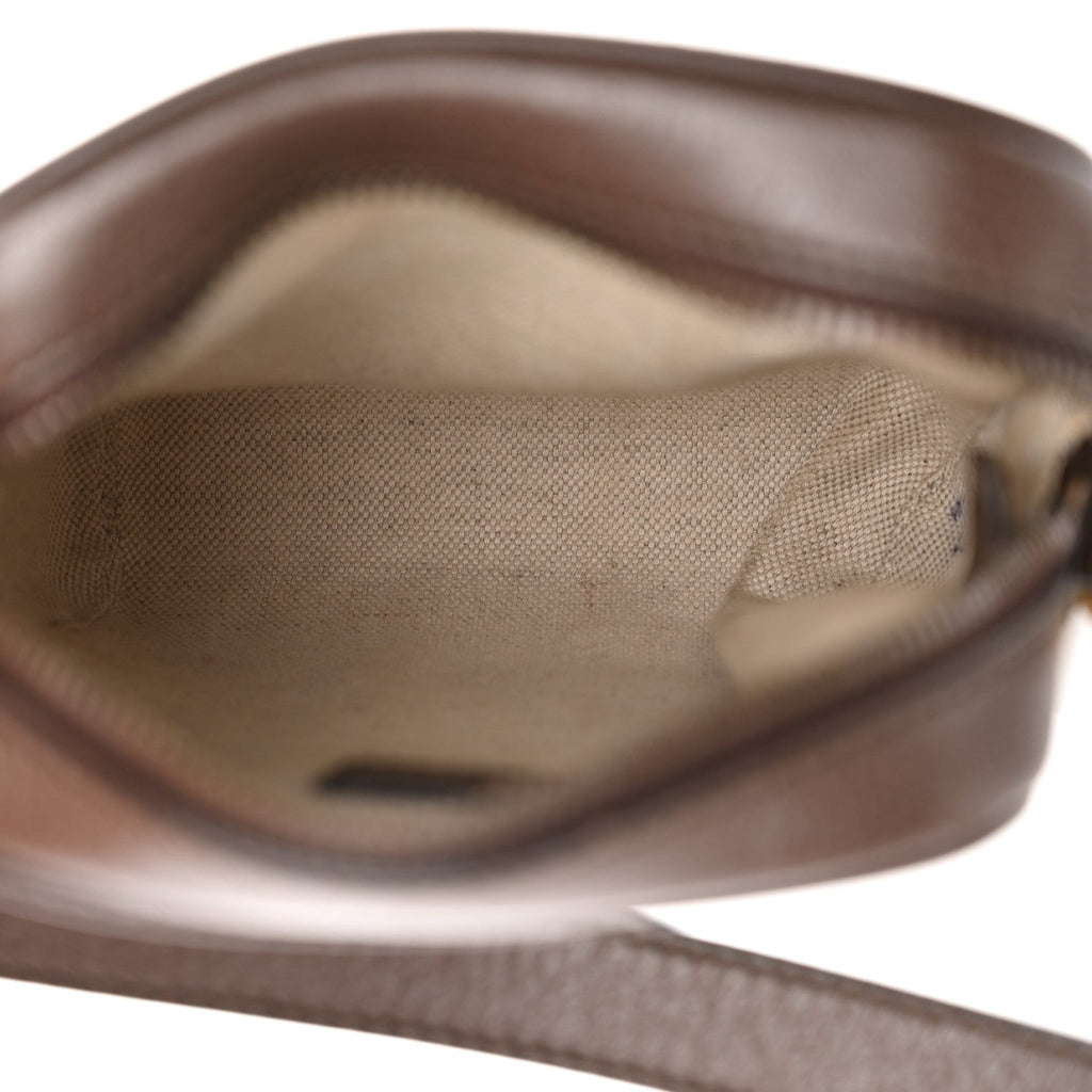 Gucci GG Supreme Monogram Web Mini Ophidia Messenger Brown