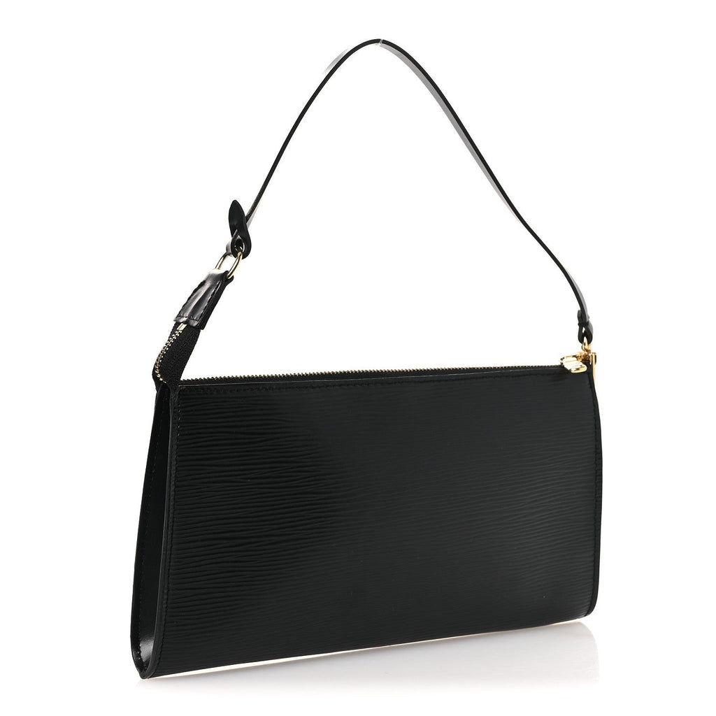Louis Vuitton Epi Pochette Accessories 24 Black