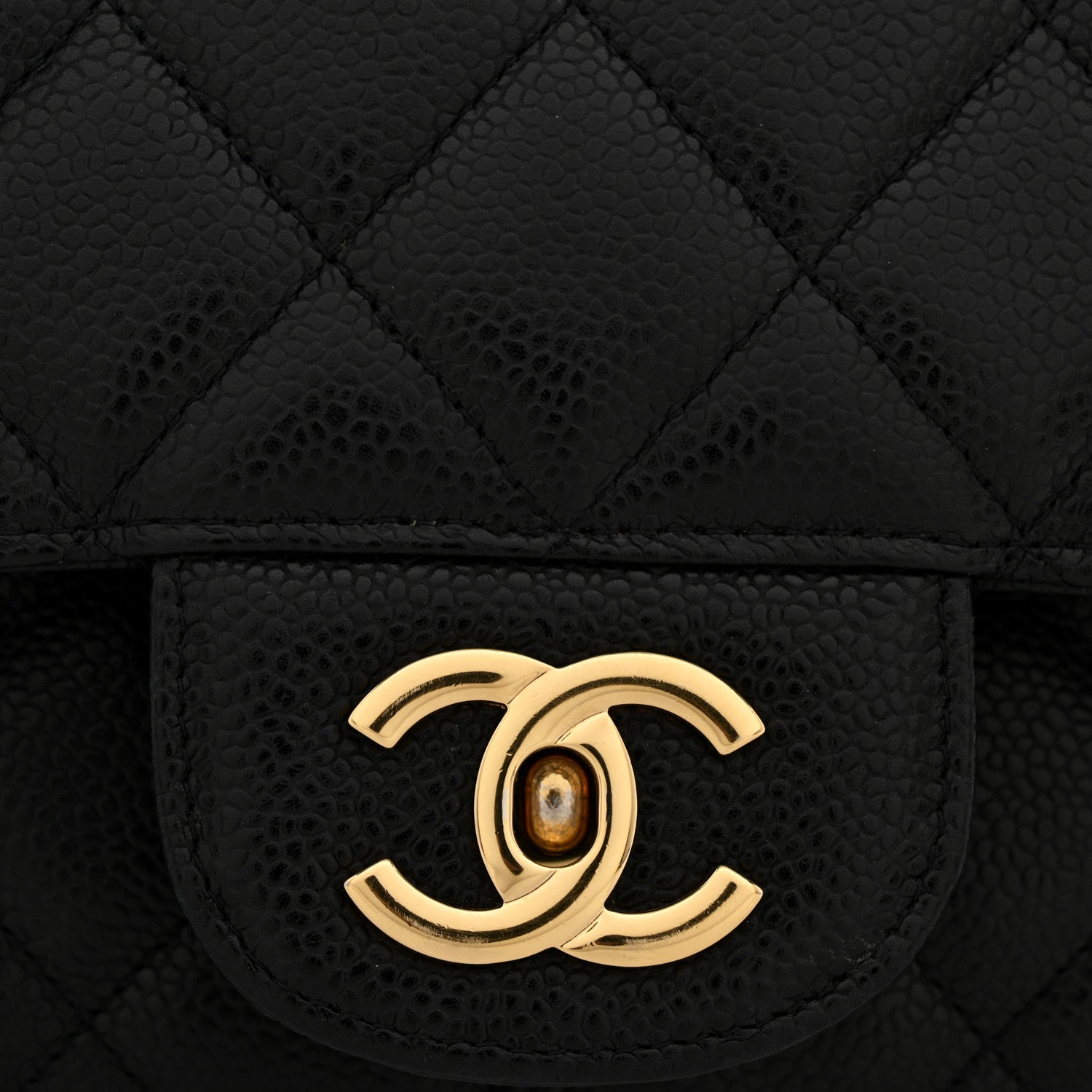 Chanel Caviar Maxi Single Flap Black