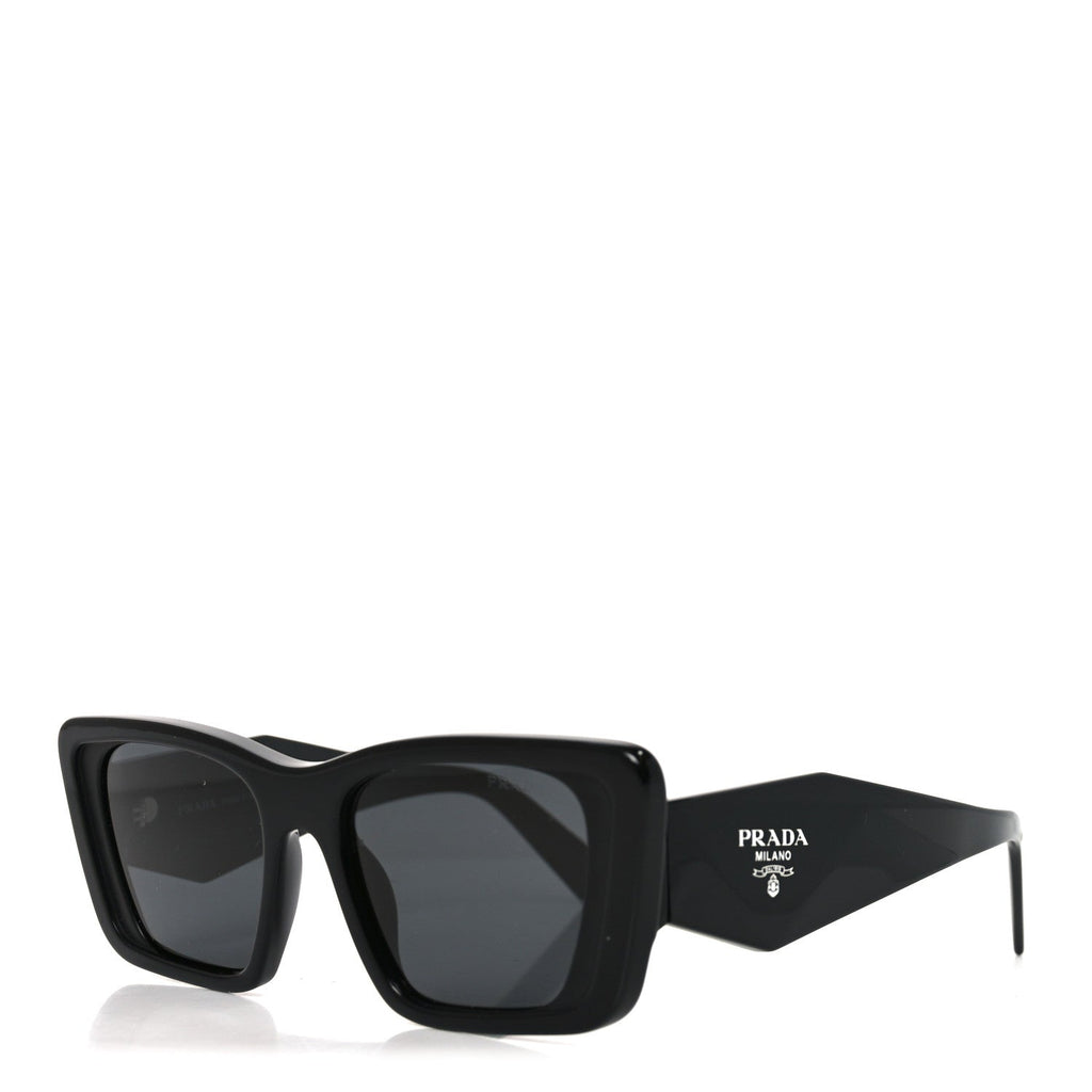 Prada Acetate Symbole Sunglasses SPR 08Y Black