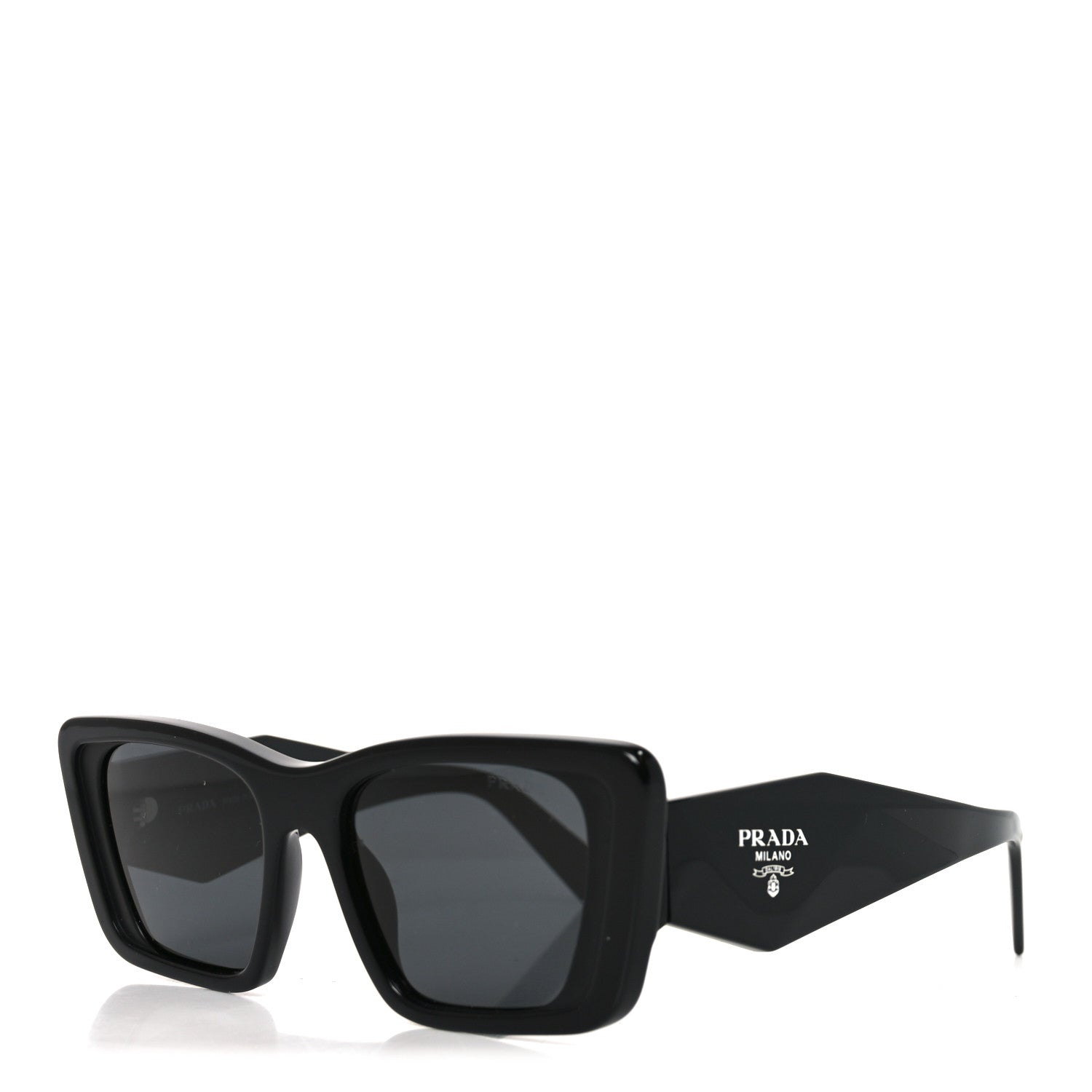 Prada Acetate Symbole Sunglasses SPR 08Y Black