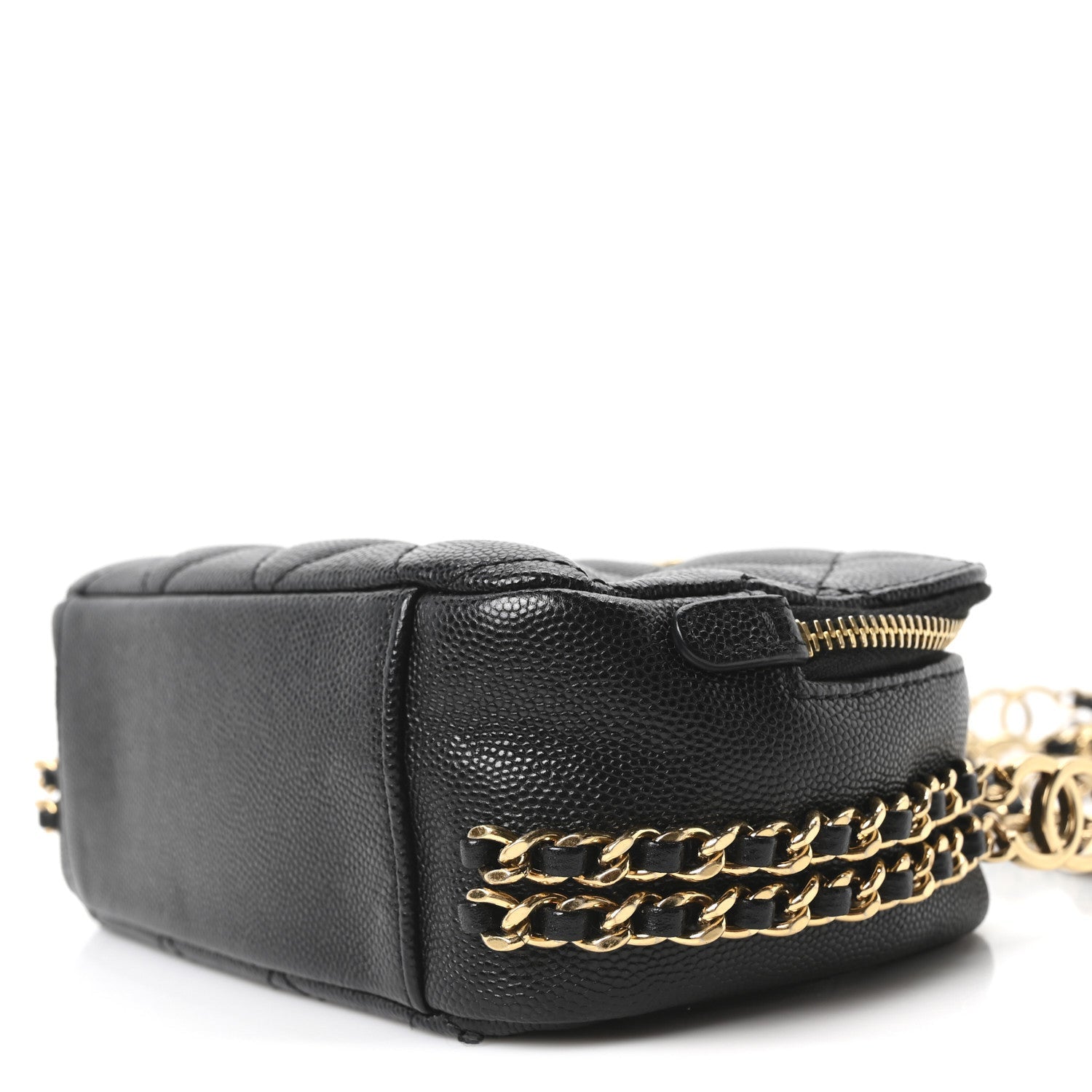 Chanel Caviar Quilted Mini CC You Camera Case Black