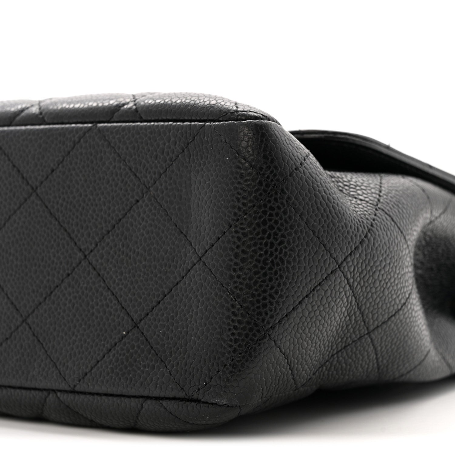 Chanel Caviar Quilted Jumbo Single Flap Black