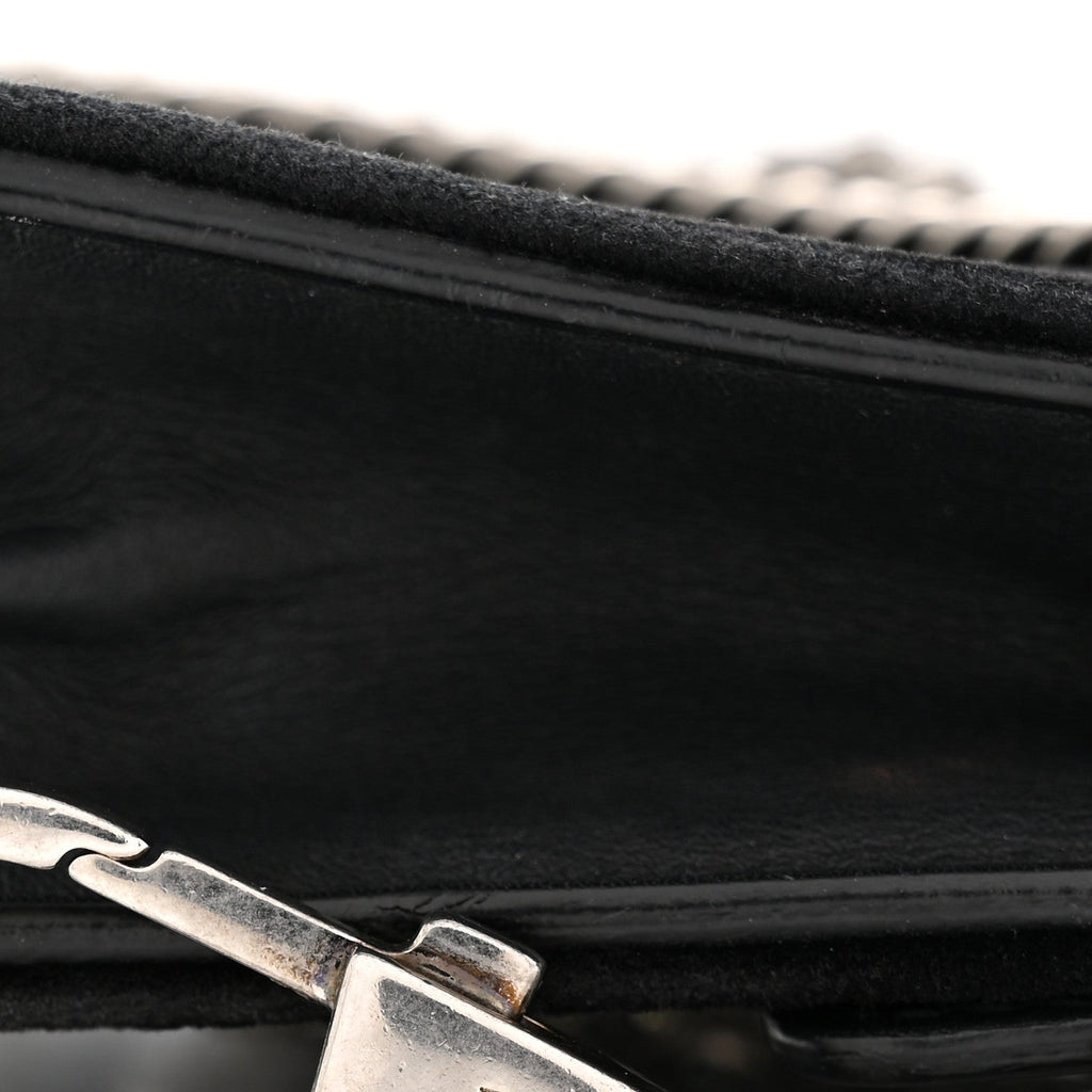 Gucci Velvet Super Mini Dionysus Shoulder Bag Black