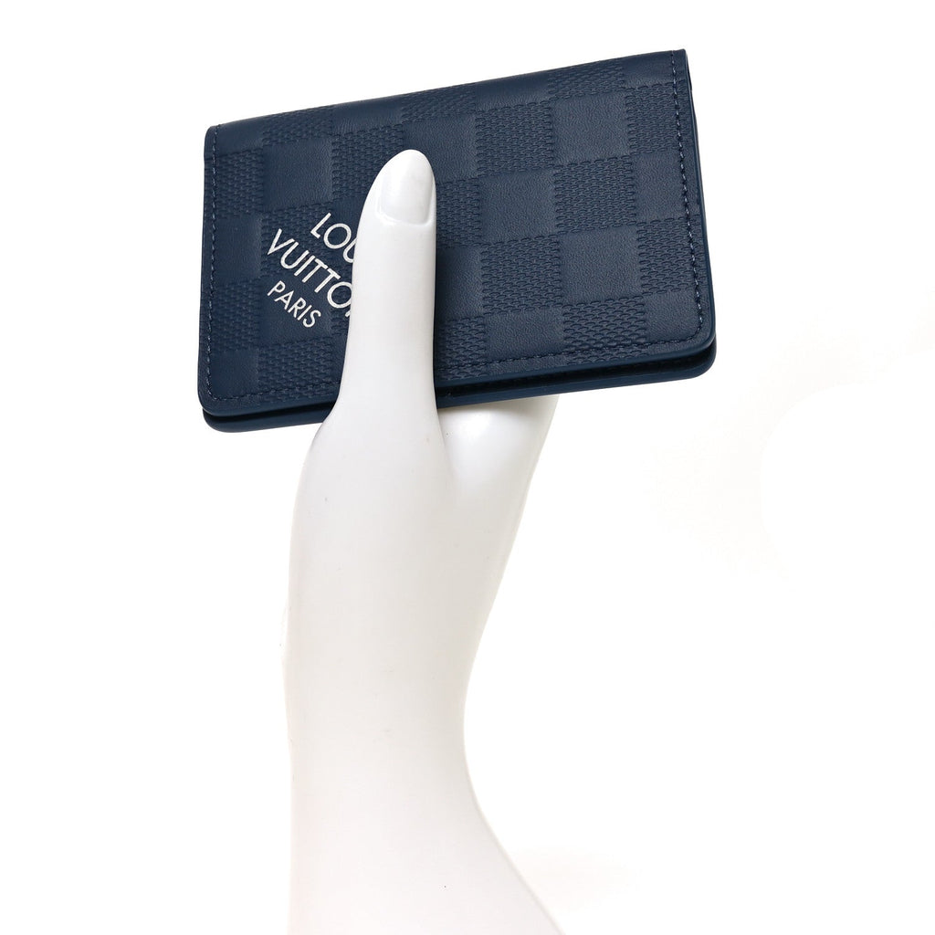 Louis Vuitton Damier Infini Pocket Organizer NM Bleu Sapphire
