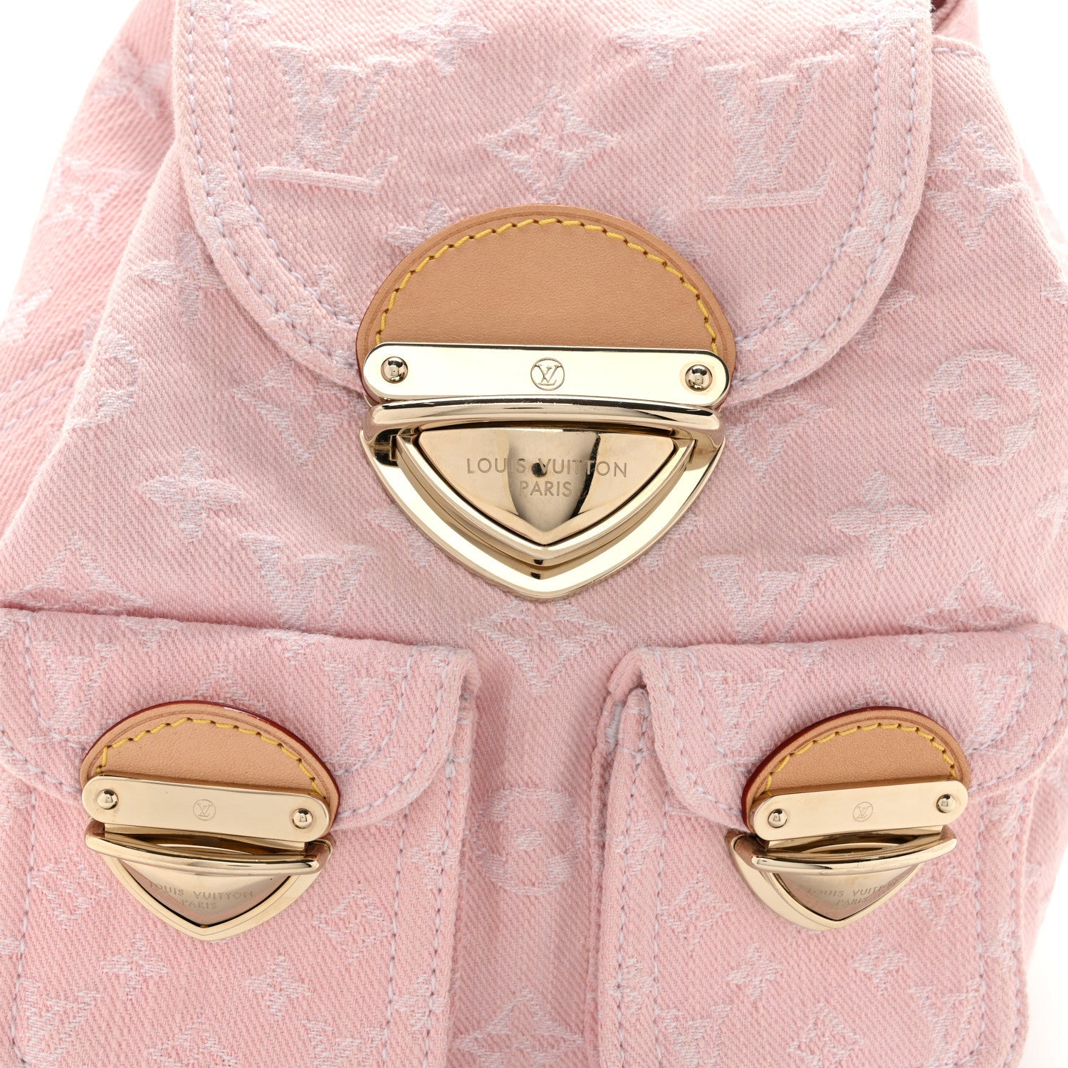 Louis Vuitton Denim Venice Backpack Washed Pink