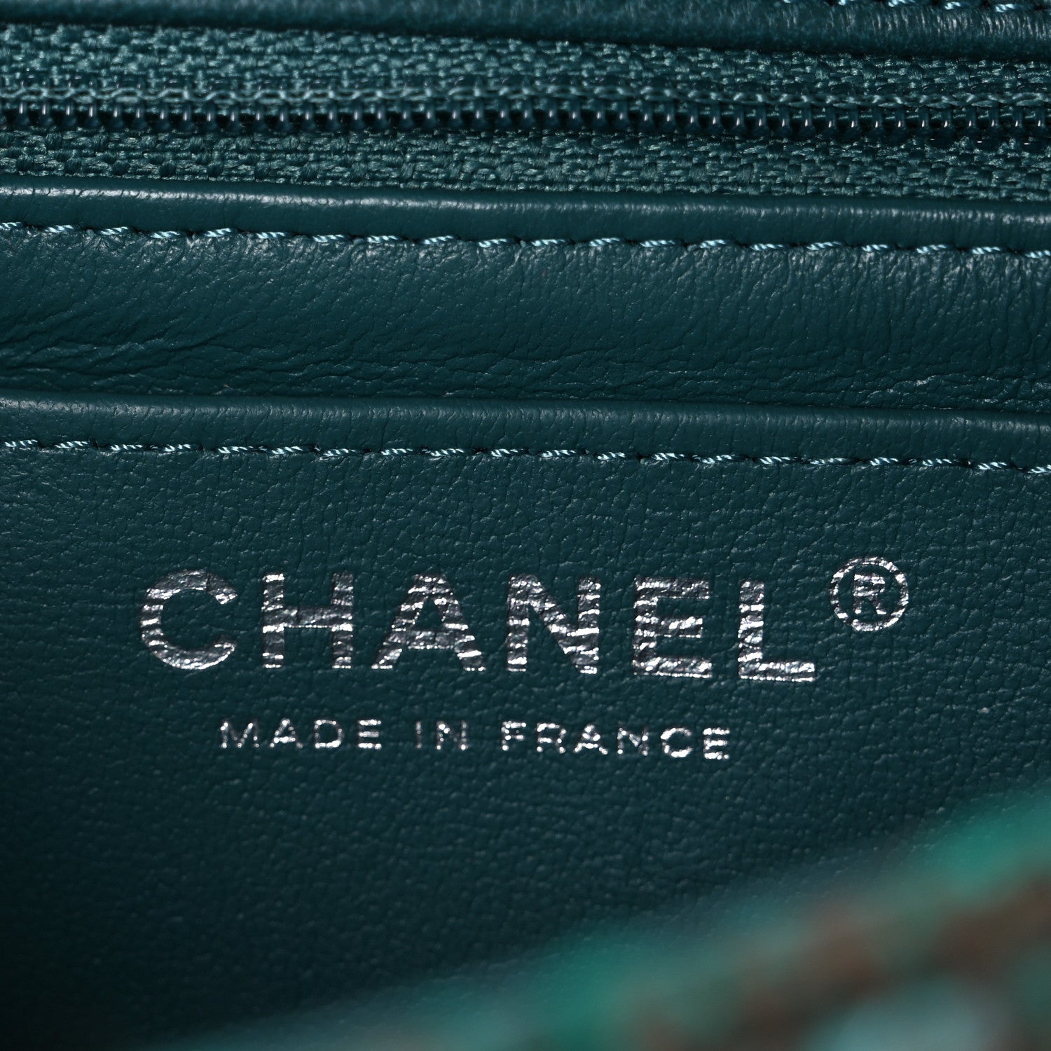 Chanel Tweed Quilted Mini Rectangular Flap Green