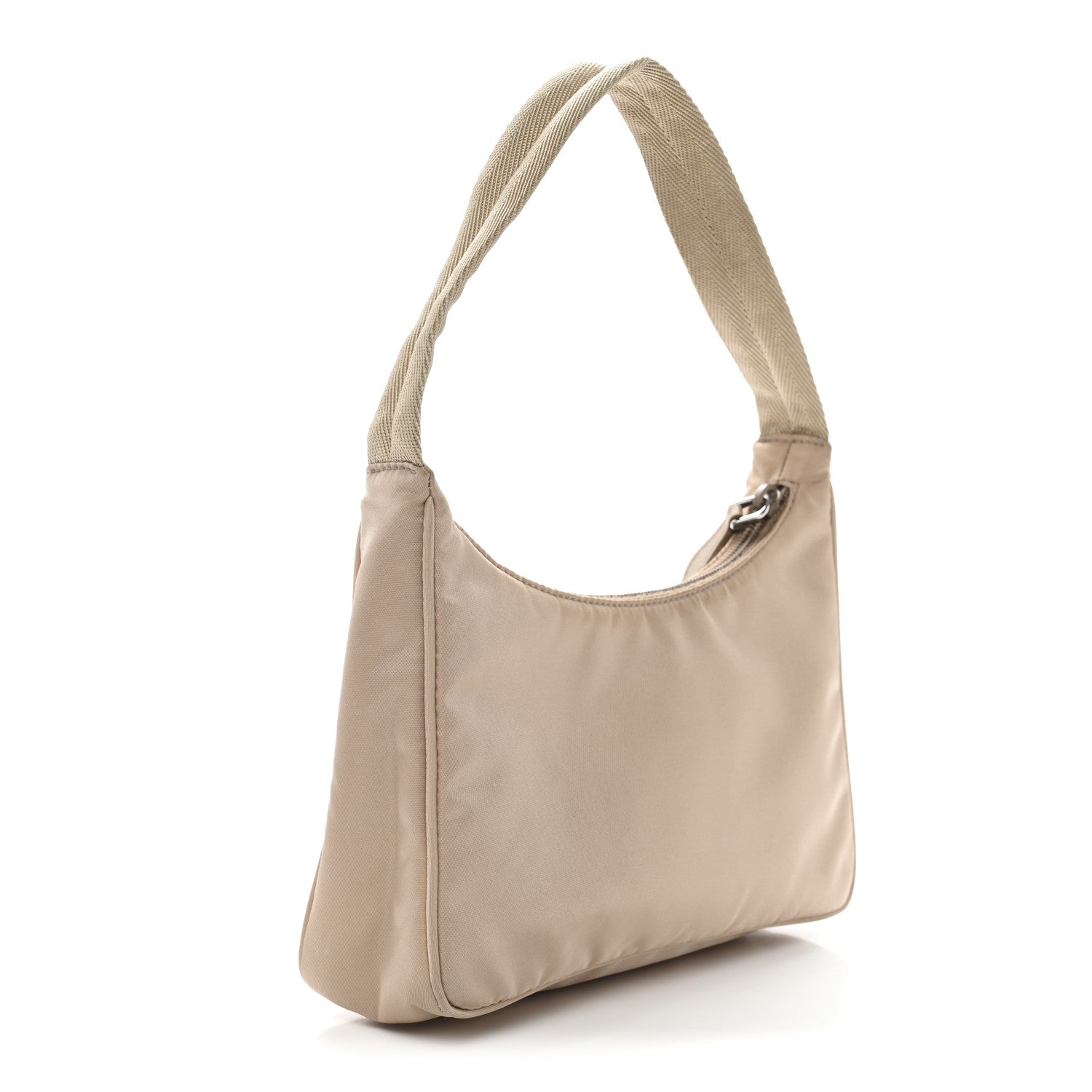 Prada Tessuto Nylon Mini Re-Edition 2000 Bag Cammeo