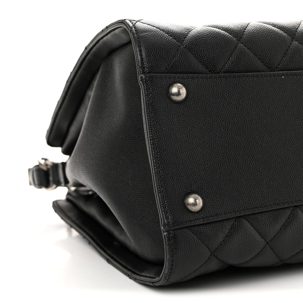 Chanel Caviar Quilted Medium CC Bucket Bag Black