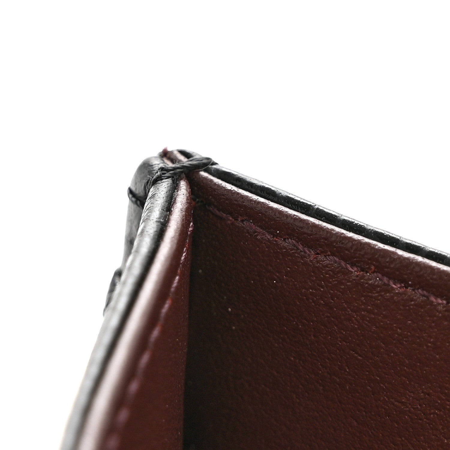 Caviar Quilted Card Holder Black