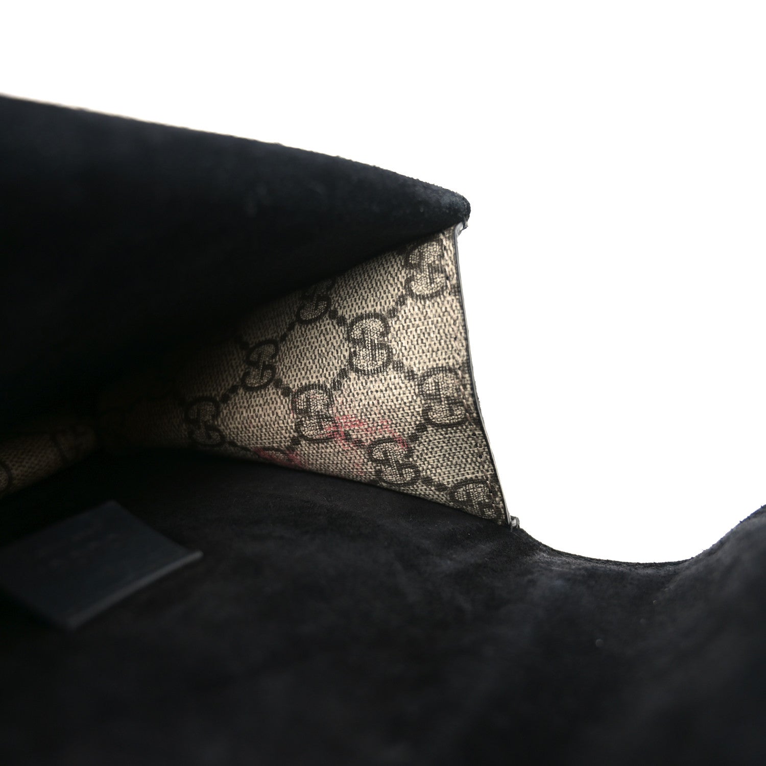 Gucci GG Supreme Monogram Mini Dionysus Shoulder Bag Black