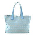 Chanel Nylon Travel Large Tote Blue